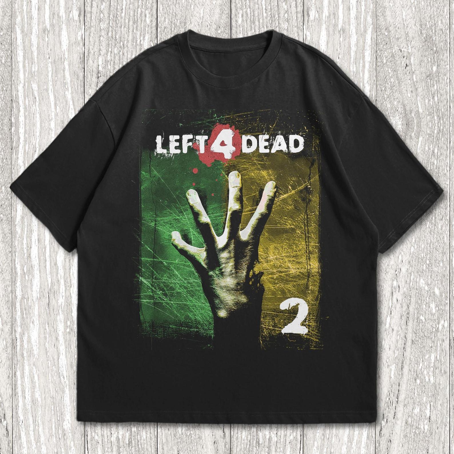 Left 4 Dead Valve Tee – Retro Y2K Zombie Shooter Video Game T-Shirt - Left 4 Dead 2 Shirt S