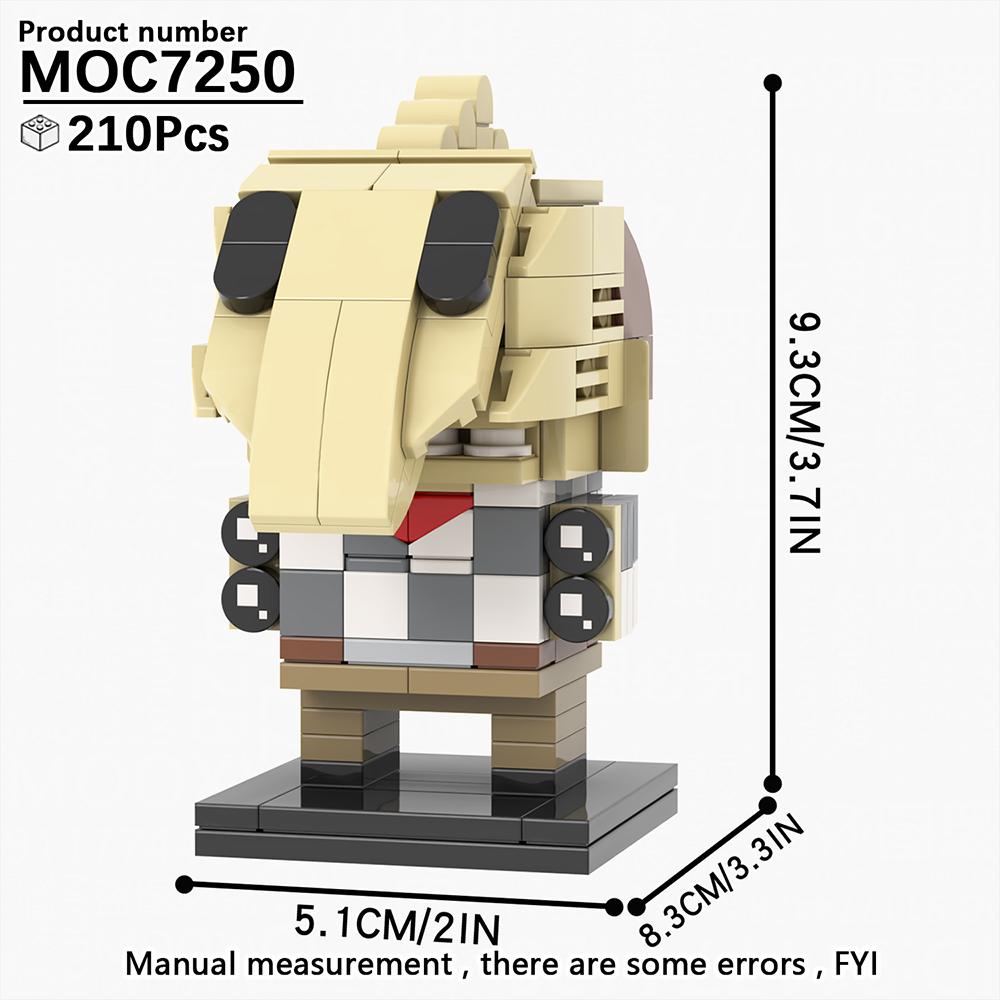 MOOXI Bricks Set Adult Toys For Children Building Blocks Model Kit For Adults MOC Block Assembling Horror Movies BrickHeadz Gift