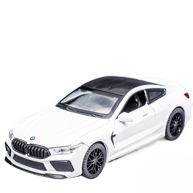 1/32 BMW Series M8 Supercar Alloy Diecasts & Toy Vehicles Metal Toy Car Model Sound and Light Collection Kids Toy