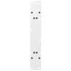 Vidaxl Coffee Table Legs, 2 Pcs, White, 80X(72-73) Cm, Steel