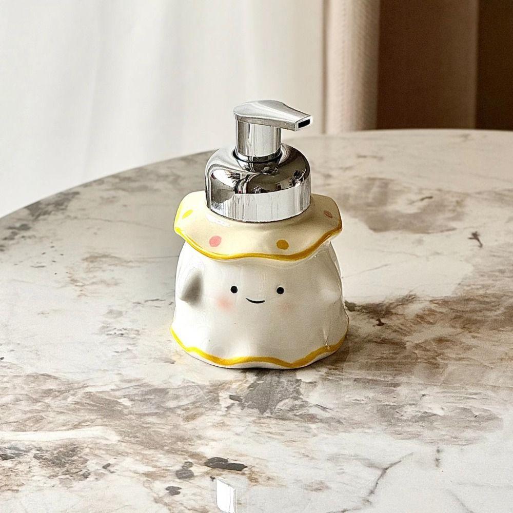 Separately Bottled Ceramic Soap Dispenser 200ML Hand Wash Bubbler Hotel Household