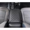 Black Leather Central Armrest Box Mats Pad Liner Cover For -25 Ford Bronco