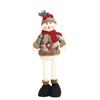 Neue Weihnachten retro schneeflocke plaid teleskop puppe Hotel shopping mall Weihnachten dekoration ornamente