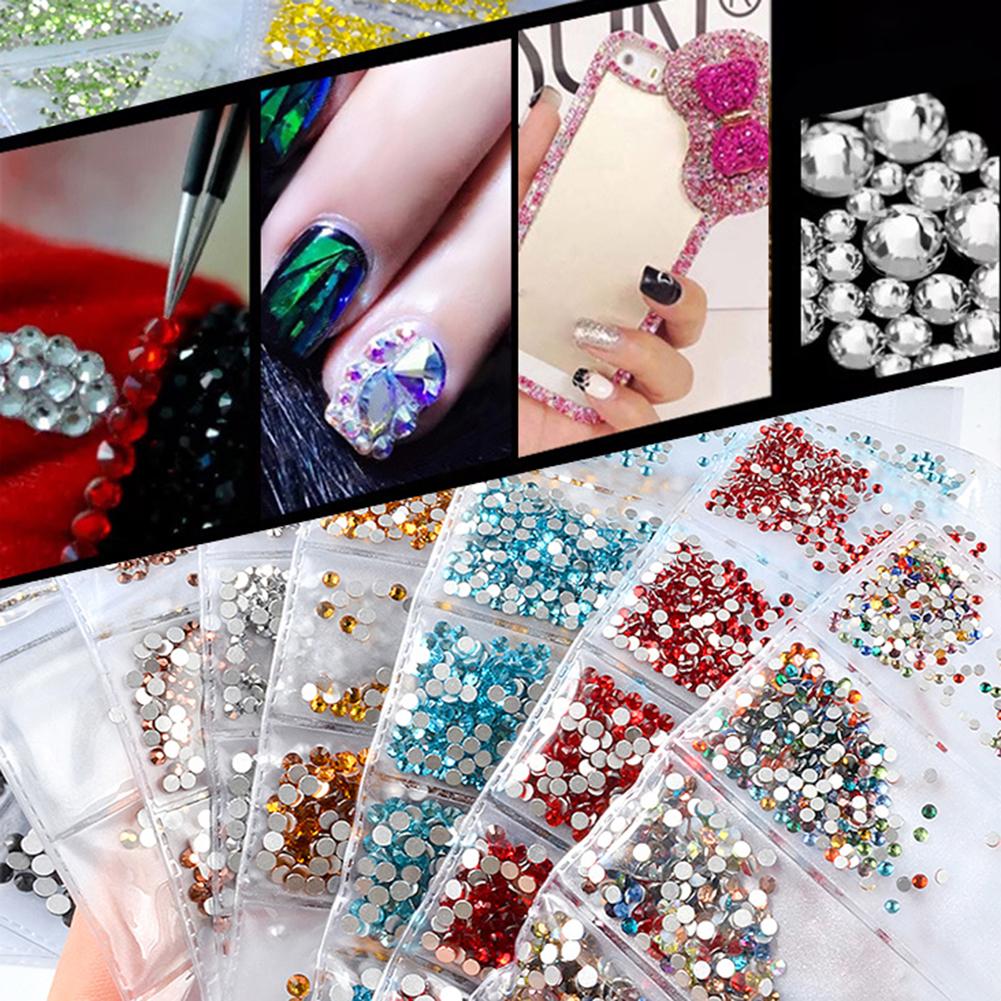 Lady Beauty Goods Glitters Nail Strass Tips Dekoration Nail Art Manikyr Tool DIY