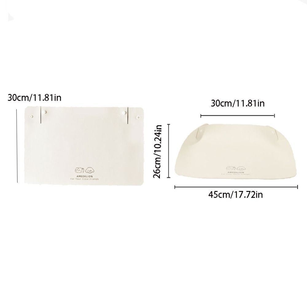 Waterproof Pet Anti Spill Placemat PU Leather Dog Food Pad  Prevent Food and Water Spills