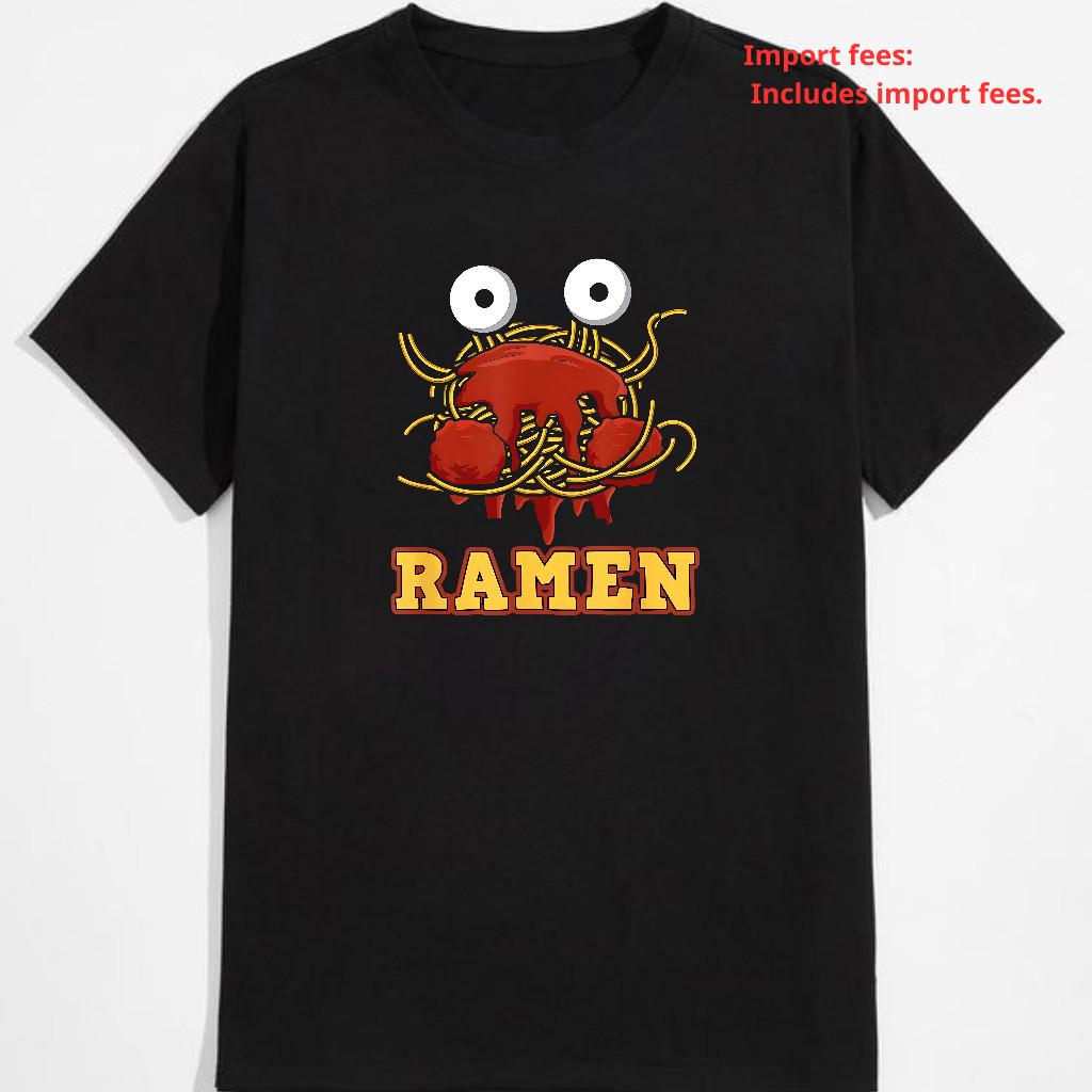 Limited Edition Flying Spaghetti Monster Ramen T-Shirt for Pastafarians XXXL