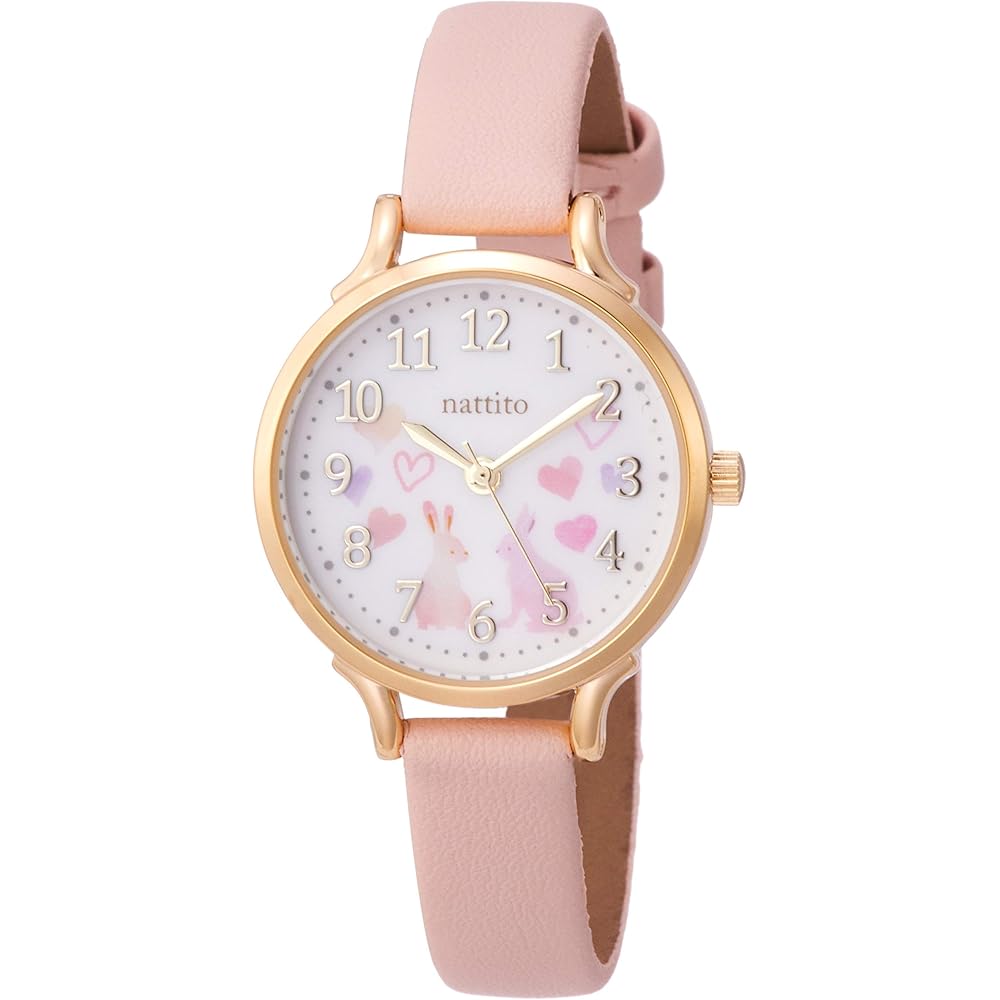 Fieldwork Analog Watch GY006-2 Pink Leather Strap Women s Timepiece