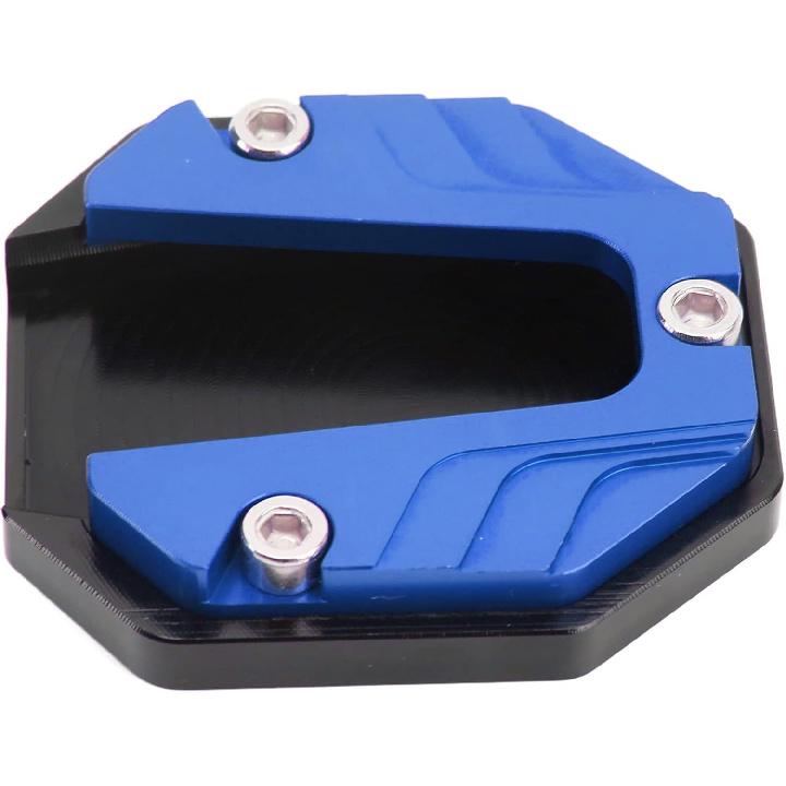 

Motorcycle Kickstand Pad, High Strength Anti Slip Universal Fit Side Stand Pad Durable Outdoor for Secure Parking Motorcycles Scooters Cruisers синій