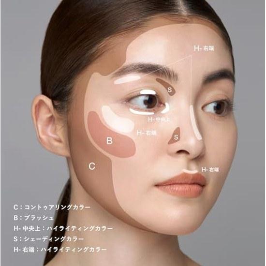 RMK Shade Glow Face Palette 02 Sedona Symphony (Highlight Shading Highlight Powder Cheek Blush)