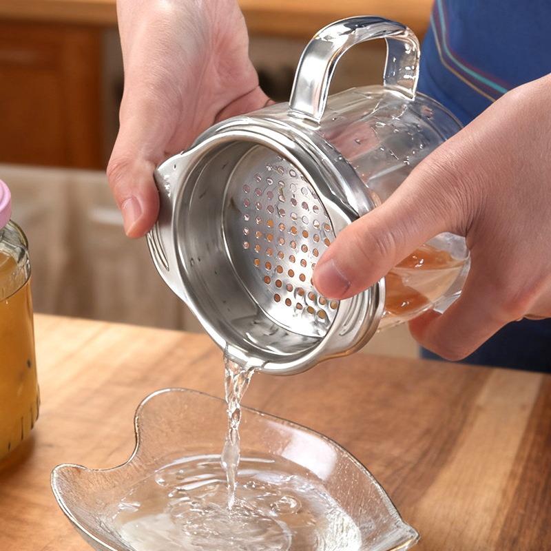 1/2Pcs Universal Can Strainer Stainless Steel Can Colander Food Can Strainer for Beans Vegetables Fruit Tuna Home Kitchen Tools