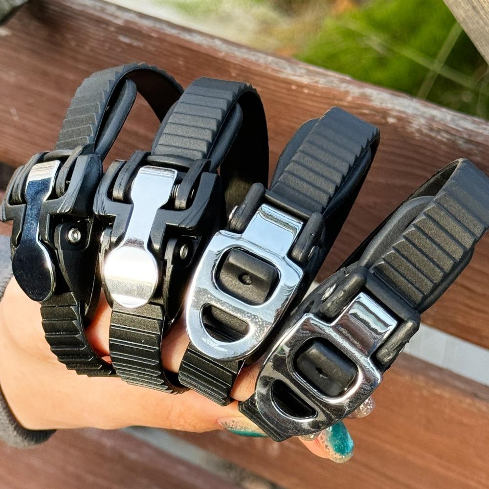 Auto Roof Rack Cargo Tie Down Strap 25cm Heavy Duty Rubber Grip Buckle Reusable Elastic Lashing Connectable Band for ATV UTVs