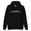 Premium Hoodie For Corvette C8 2023 White Car Owners Birthday Gift