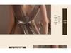 Women's Summer Transparent Lace Pajamas - Sexy Hollowed-Out, Backless Camisole Nightgown
