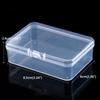 Transparent Fruit Fork Storage Box Organizer Plastic Storage Case Adjustable Container For Kids Fruit Fork Organizer Display Box