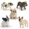 Realistic French Bulldog Pvc Collectible Model For Home Decor And Dog Enthusiasts
