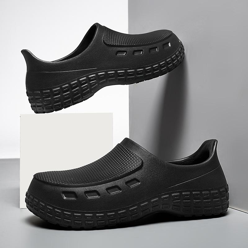 Chef shoes non-slip, waterproof and oil-proof kitchen men's summer work and kitchen special men's professional work shoes work large size