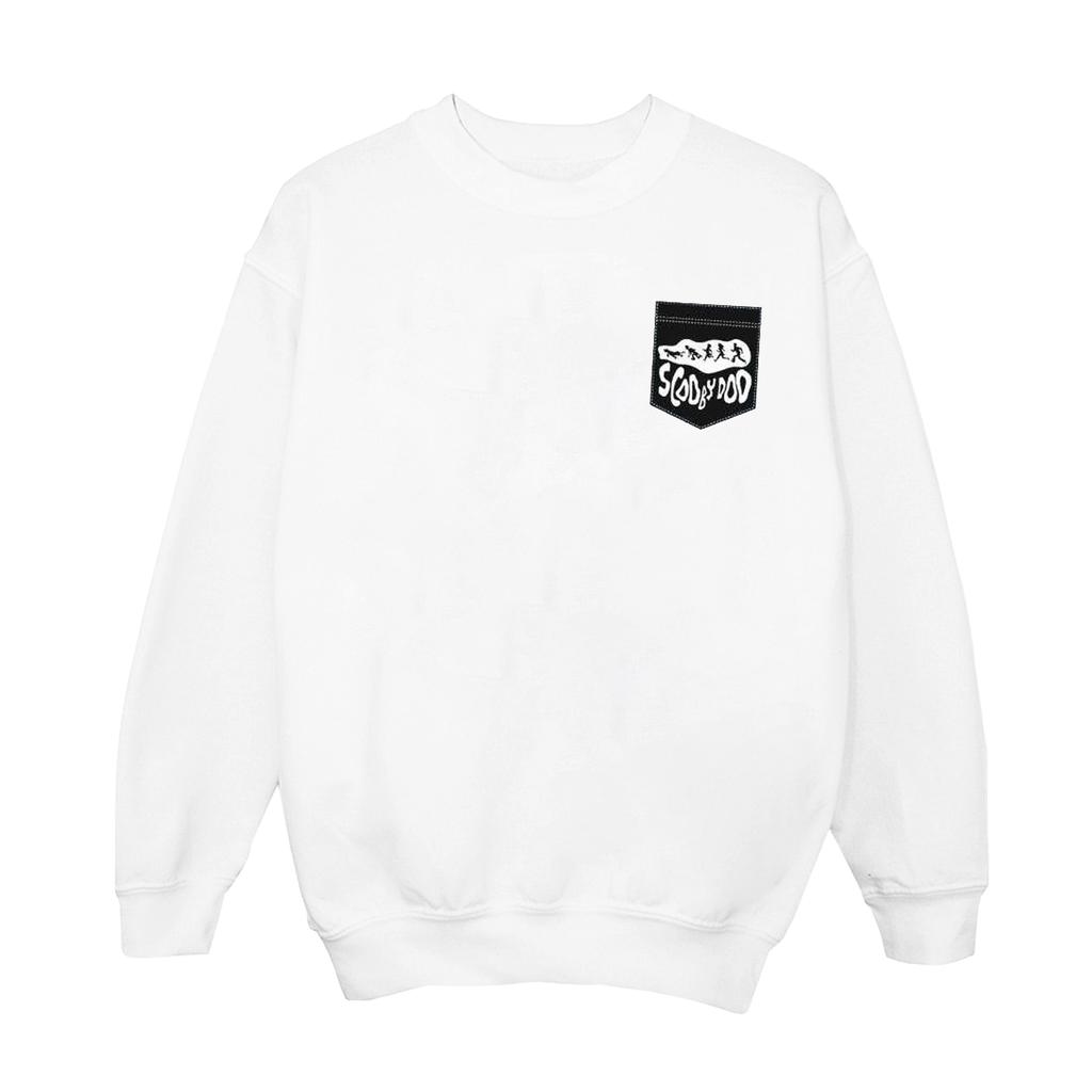 Scooby Doo Mens Faux Pocket Sweatshirt