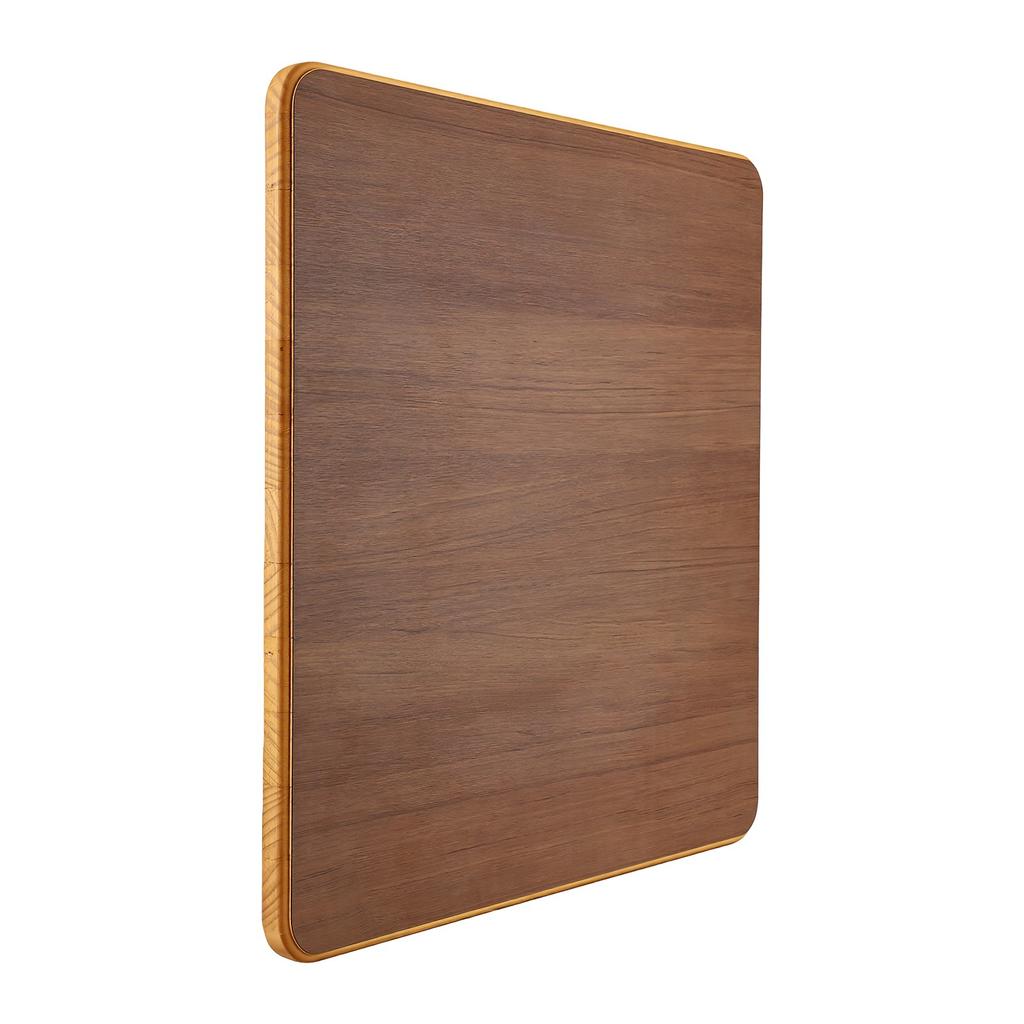 RV Wooden Table Top for RVs Campers Motorhomes Trailers Boats 500x500mm Brown Square Table