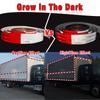 Red-White Reflective Safety Tape DOT-C2 Waterproof Adhesive Conspicuity Tape for Trailer, Outdoor, Cars, Trucks