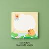 50 Sheets Kids Cartoon Posted It Paper Memo Sticky Panda Guinea Pig Notes Stickers Notebook Planner Stationery Message Sticker