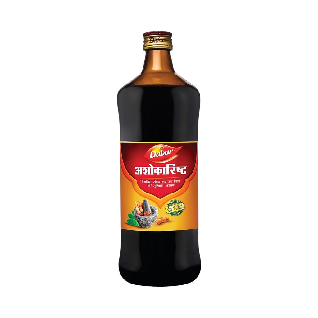 Dabur Ashokarishta Ayurvedic Syrup 225ml Pack Of 1 For Menstrual Pain Relief And Digestive Support