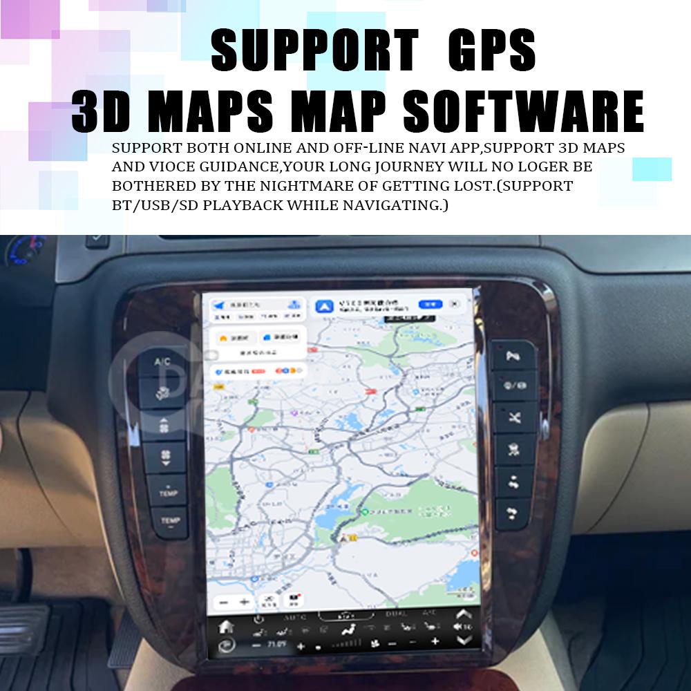 GMC Yukon 13" Smart Android Navigation with Wireless CarPlay