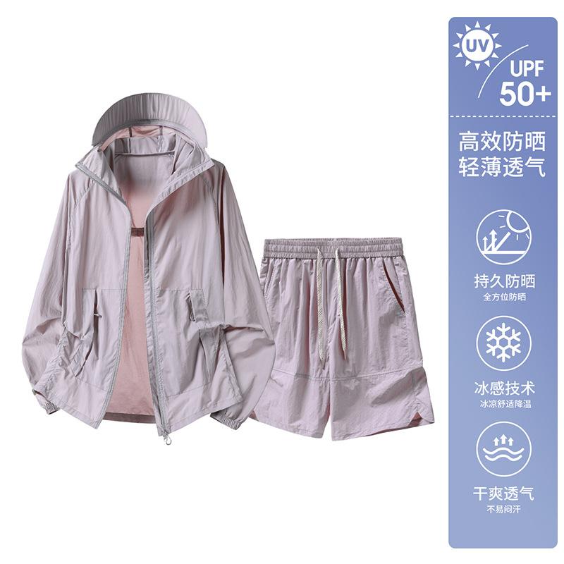 Outdoor sunscreen clothing for women 1011 summer new UPF10 + breathable loose large size sunscreen clothing thin jacket for men