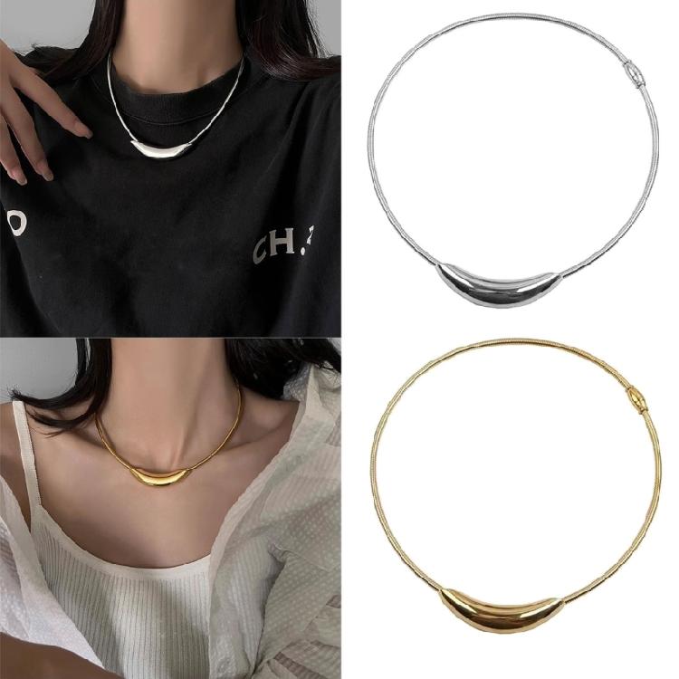 Fashionable Metal Collar ecklace Stylish and Personalized Choker Necklaces