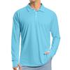Men's Raglan Long Sleeve Golf Shirt UPF 50+ Lightweight Shirt