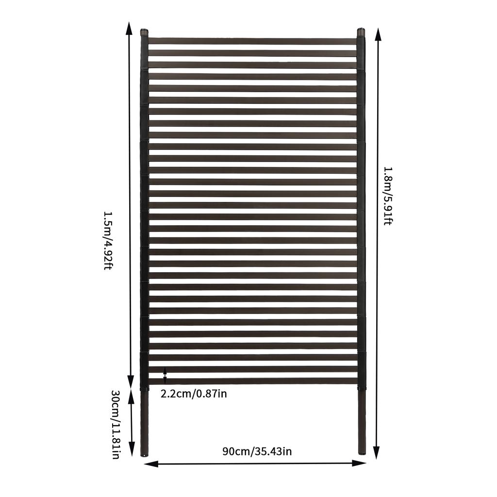 Outdoor Privacy Fence Screen, 3 ft W x 6 ft H Tall Divider for Outdoor Garden Backyard Patio Decorative, Privacy Screen Fence
