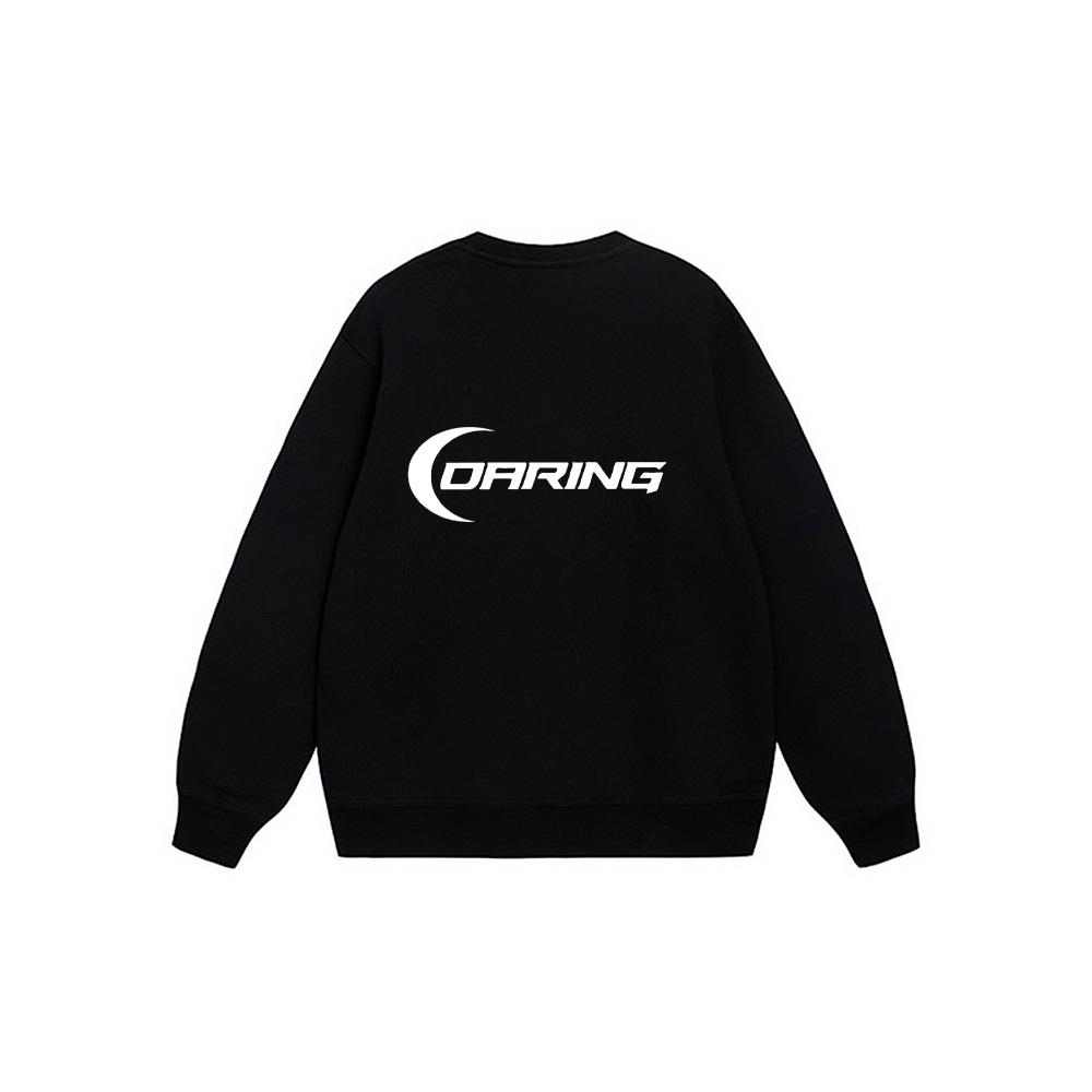 Nike Breathable Urban Commuter Versatile Sports Logo Crewneck Sweatshirt Unisex sweatshirt Black BV2667-010(TEAM1061-26-23)