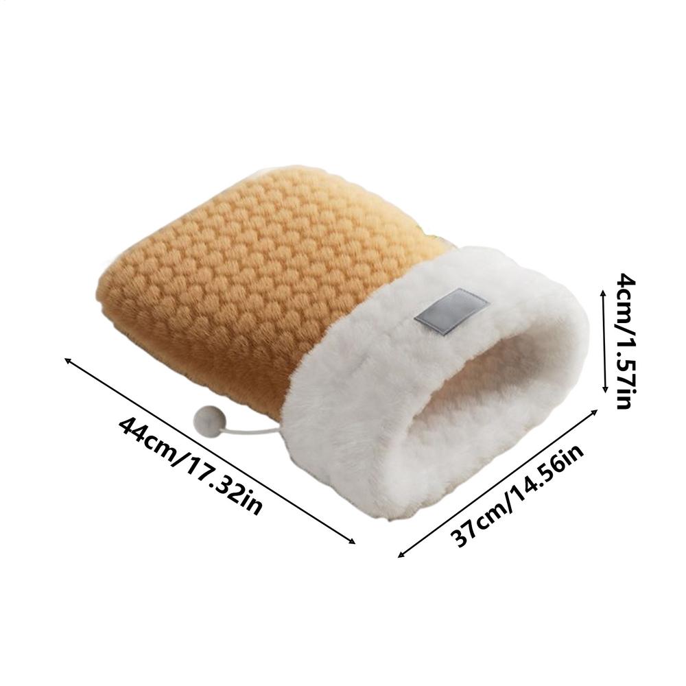 

Cat Sleeping Bag Winter Pet Snuggle Sack Comfortable Pet Snuggle Sack For Christmas Halloween Camping Play Indoor Home Travel темно-синього кольору