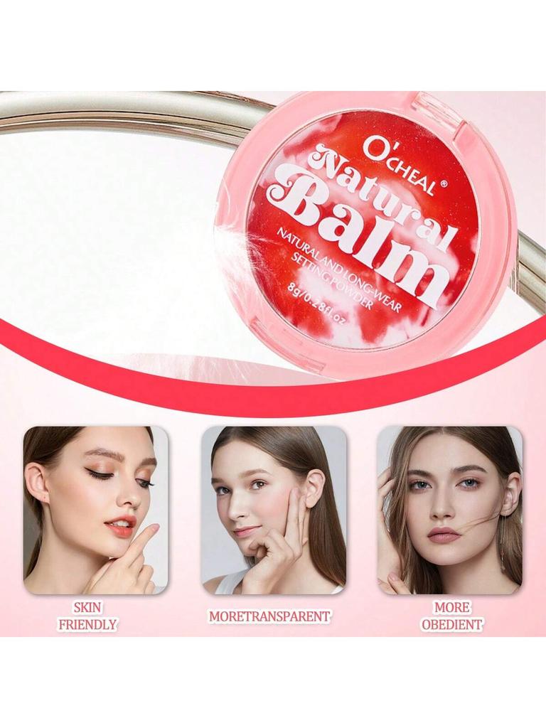 1PC Set Makeup Powder, Set Makeup Powder Free Powder Powder, Delicate Skin Friendly, Natural Nude Ma