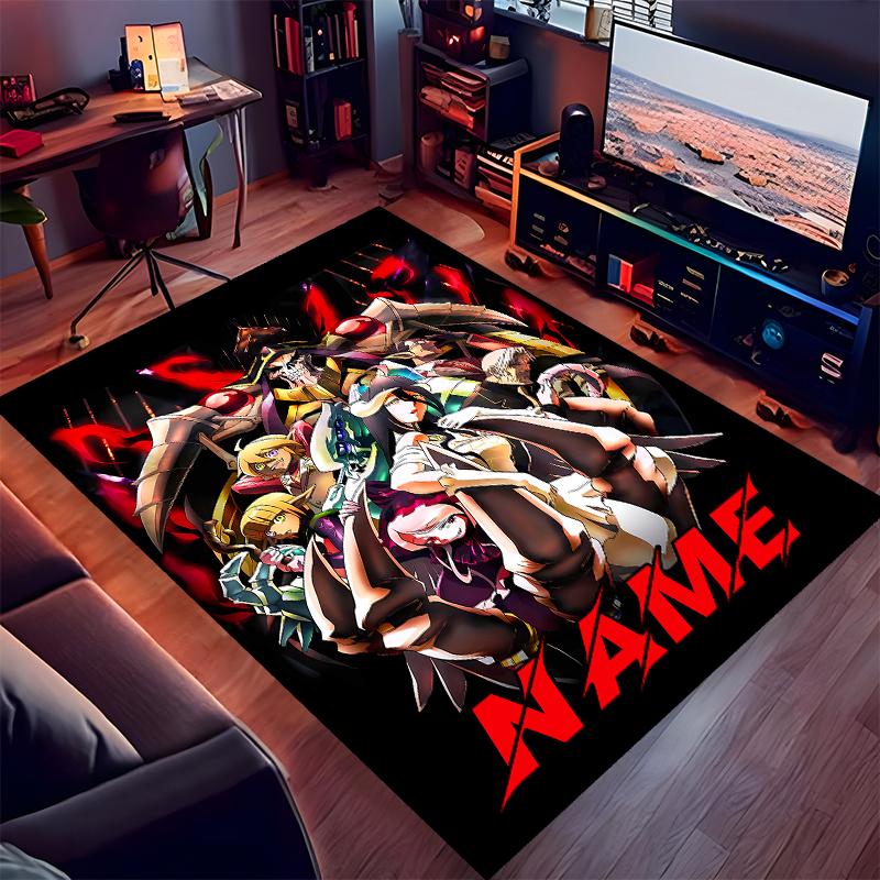 Custom Personalization Overlord Print Area Rug - Soft, Washable Non-Slip Indoor Mat,Living Room,Home&Office Decorative Rug