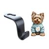 Car Storage Accessories Seat Hook, Cartoon Cat/Dog Pattern Decor, Durable Load Bearing Acrylic Cute Pet Organizer Headrest Hanger, Universal