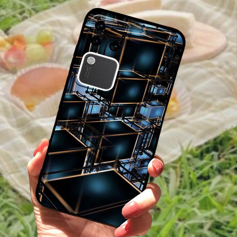 For Vivo V30 Pro Case For Vivo V30 Lite Shockproof Silicone Soft Marble Black Bumper Funda Coque for Vivo V30 V2318 Phone Shell