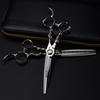 6.0 Inch Personalized Little Skull Tail Series, Hair Scissors, Hair Scissors, Special, Double Sword Flat Scissors, Tooth Scissors