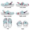 Women Men Trendy Printed EVA Casual Clogs Flexible Lightweight Slip On Soft Shoes Lightweight Summer Sandals Everyday Wear