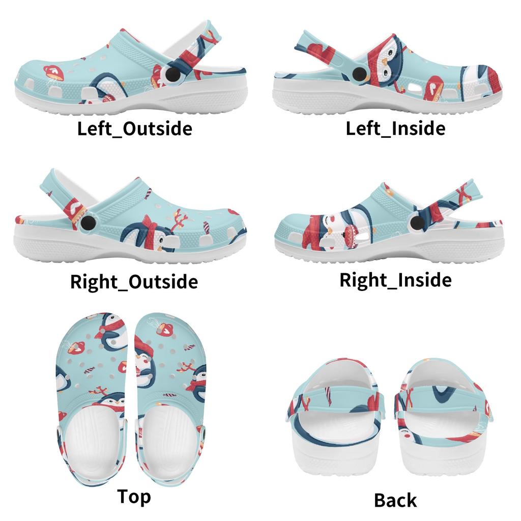 Women Men Trendy Printed EVA Casual Clogs Flexible Lightweight Slip On Soft Shoes Lightweight Summer Sandals Everyday Wear