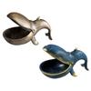 Whale Statue Candy Bowl Funny Big Mouth Key Holder Storage Box for Entryway Table Home Decor