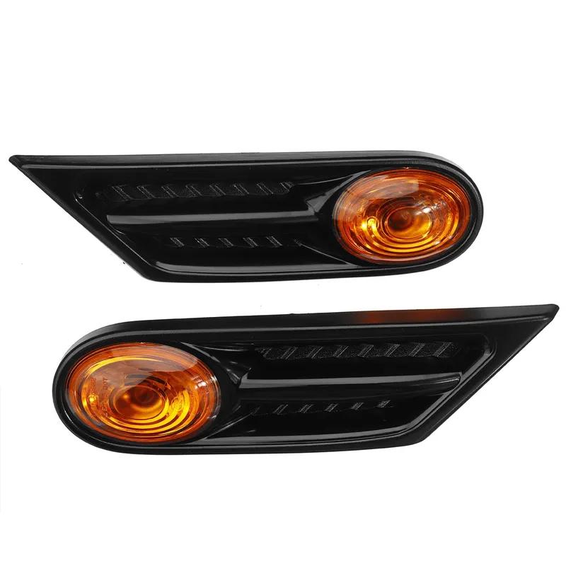 Pair Side Marker Fender Maker Indicator LED Signal Light For BMW MINI COOPER R56 R57 R58 R59 2007-2013 63137260202 63137260201