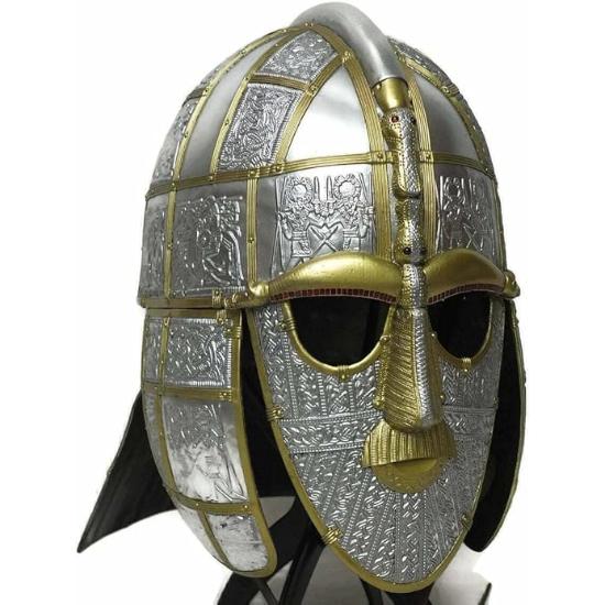 SCA Medieval Knight Armor Pre Viking Armour Sutton Hoo Helmet