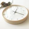 KATOMOKU plywood wall clock 12 wall clock with continuous second km-80NA Natural, hand, 304mm (radio-controlled clock)
