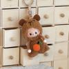 Puppenkleidung für 10,5 cm 4,0 Labubu Universelle Babykleidung Mini-Plüschpuppen-Kleidungszubehör für Weihnachts-Fans Geschenk