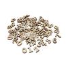 100Pcs Wooden Numbers Natural No Burr Safe Convenient Portable Unique Design Wooden Clock Numbers