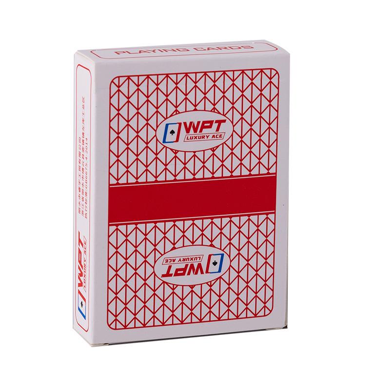 Carte da Poker WPT Competition Texas Hold'em in Plastica Impermeabile Opache con Caratteri Grandi