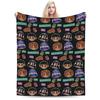 Kiss Heated Rivalry Fleece Throw Blankets Hollanov Blanket for Bed Bedroom Lightweight Bedding Throws