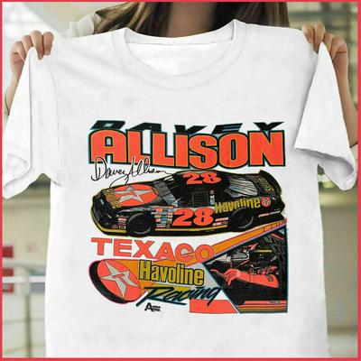 1993 Davey Allison Nascar Vintage 90s Texaco Havoline Racing Unisex T-shirt