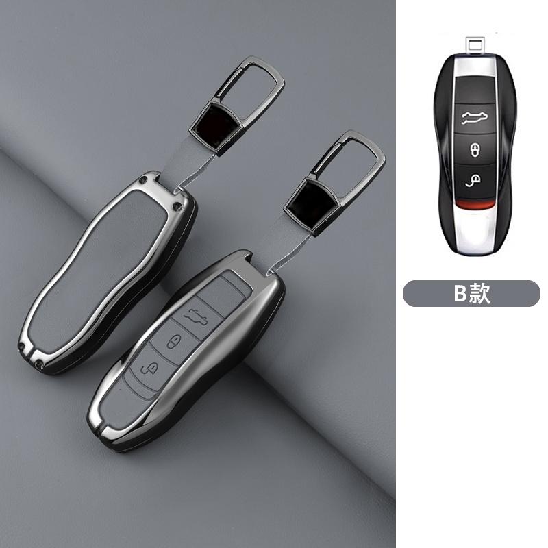 Zinc Alloy Car Key Fob Housing Key Fob For Porsche 911 970 981 991 Panamera Spyder Carrera Macan Cayman Cayenne Car Key Fob