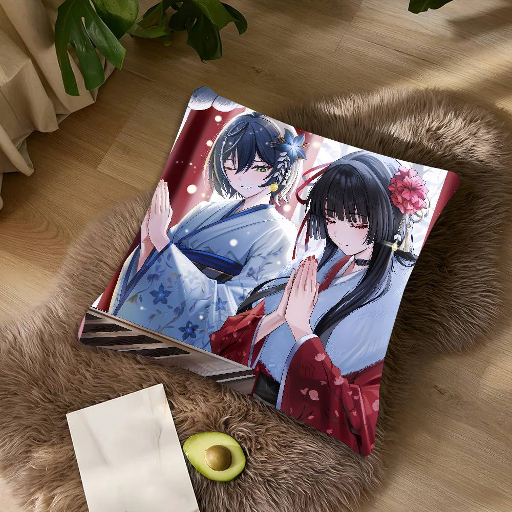 XL Fashion Wuthering Waves Gaming Kawaii HOT Pretty Girl Chisa Pillow CoversSofa Decorative Home Printing Cute Cushion Cover